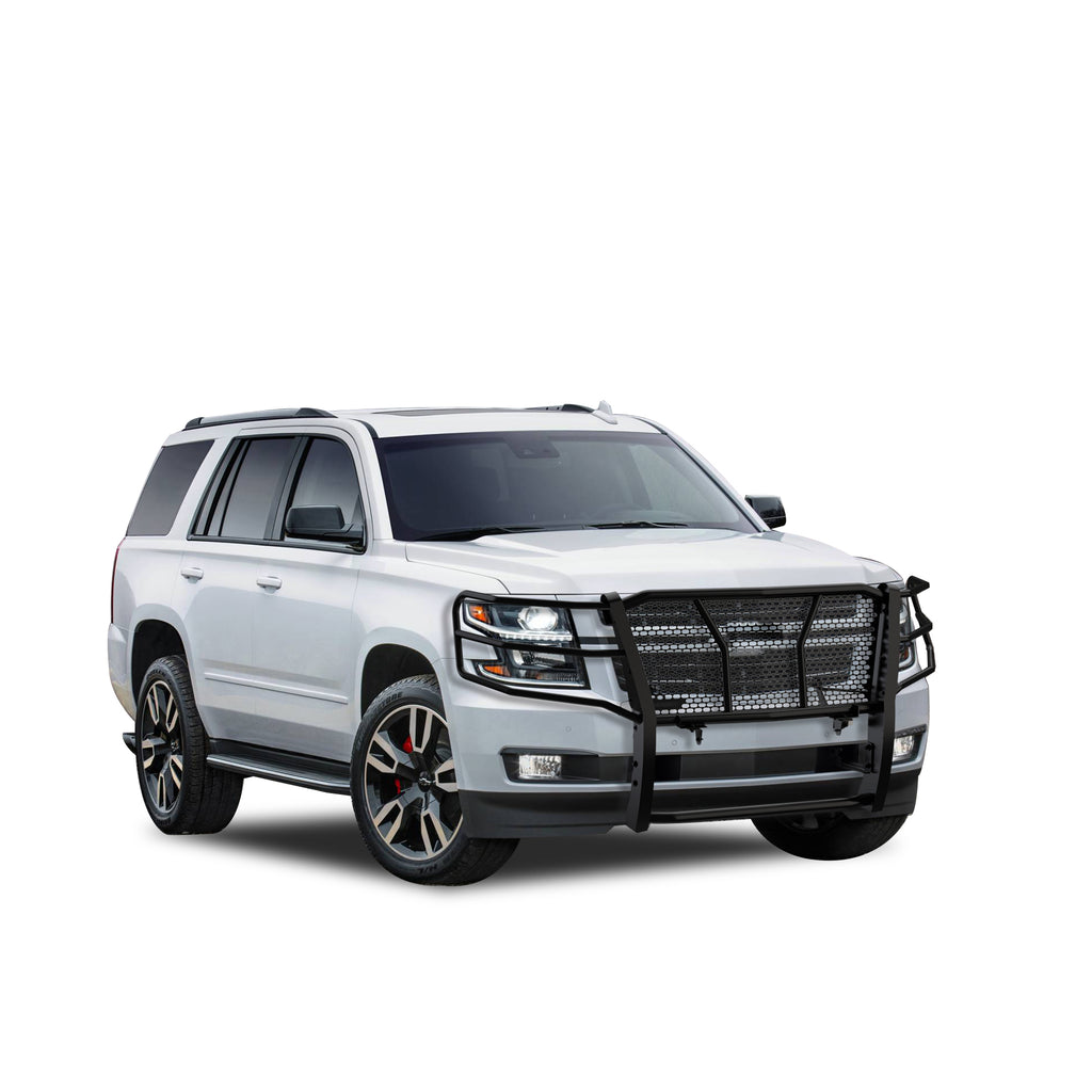 Black Horse Off Road RU-CHTA15-B Rugged Heavy Duty Grille Guard for Select Chevrolet Suburban, Chevrolet Tahoe