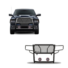 Load image into Gallery viewer, Black Horse Off Road RU-DORA09-B-PLFR Rugged Heavy Duty Grille Guard Kit for Select Dodge Ram 1500, Ram 1500, Ram Classic