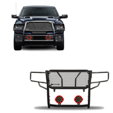 Load image into Gallery viewer, Black Horse Off Road RU-DORA09-B-PLR Rugged Heavy Duty Grille Guard Kit for Select Dodge Ram 1500, Ram 1500, Ram Classic