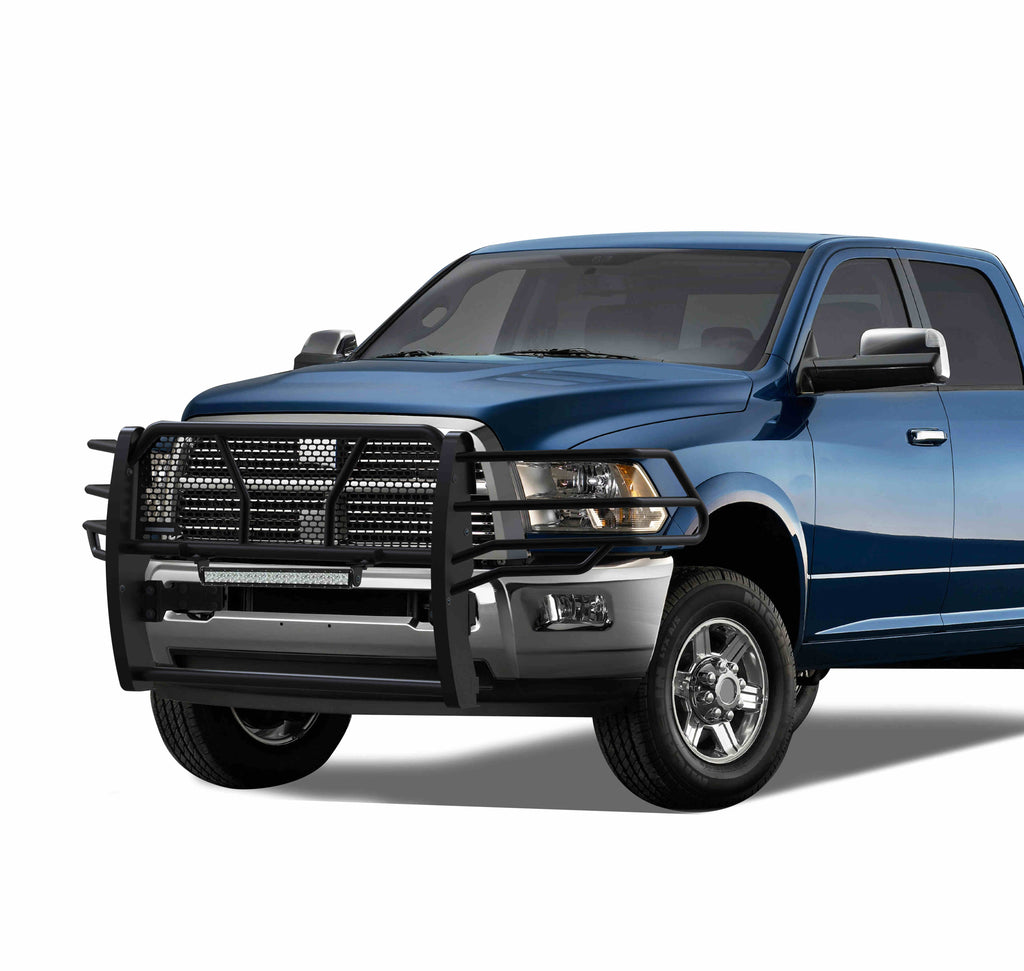 Black Horse Off Road RU-DORA10-B-KIT Rugged Heavy Duty Grille Guard Kit for Select Dodge Ram 2500, Dodge Ram 3500, Ram 2500, Ram