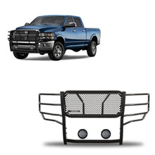 Load image into Gallery viewer, Black Horse Off Road RU-DORA10-B-PLFB Rugged Heavy Duty Grille Guard Kit for Select Dodge Ram 2500, Dodge Ram 3500, Ram 2500, Ram