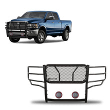 Load image into Gallery viewer, Black Horse Off Road RU-DORA10-B-PLFR Rugged Heavy Duty Grille Guard Kit for Select Dodge Ram 2500, Dodge Ram 3500, Ram 2500, Ram