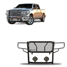 Load image into Gallery viewer, Black Horse Off Road RU-DORA19-B-PLB Rugged Heavy Duty Grille Guard Kit for Select Ram