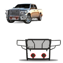 Load image into Gallery viewer, Black Horse Off Road RU-DORA19-B-PLR Rugged Heavy Duty Grille Guard Kit for Select Ram