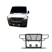 Load image into Gallery viewer, Black Horse Off Road RU-DOSP07-B-PLFR Rugged Heavy Duty Grille Guard Kit for Select Dodge Sprinter 2500, Dodge Sprinter 3500, Freightliner Sprinter 2500, Freightliner Sprinter 3500, Mercedes-Benz Sprinter 1500, Mercedes-Benz Sprinter 2500, Mercedes-Benz