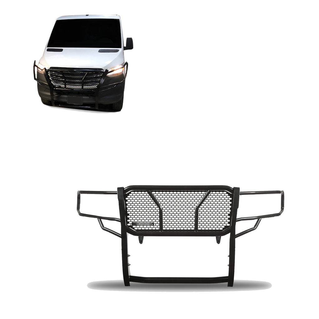 Black Horse Off Road RU-DOSP07-B Rugged Heavy Duty Grille Guard for Select Dodge Sprinter 2500, Dodge Sprinter 3500, Freightliner Sprinter 2500, Freightliner Sprinter 3500, Mercedes-Benz Sprinter 1500, Mercedes-Benz Sprinter 2500, Mercedes-Benz Sprinter