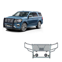 Load image into Gallery viewer, Black Horse Off Road RU-FOEX18-B-PLFB Rugged Heavy Duty Grille Guard Kit for Select Ford Expedition