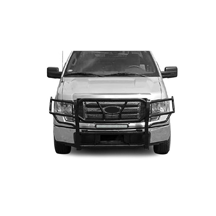 Black Horse Off Road RU-FOF109-B-KIT Rugged Heavy Duty Grille Guard Kit for Select Ford F-150