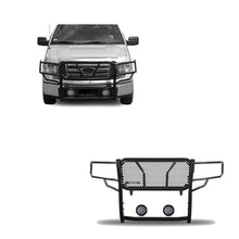 Load image into Gallery viewer, Black Horse Off Road RU-FOF109-B-PLFB Rugged Heavy Duty Grille Guard Kit for Select Ford F-150