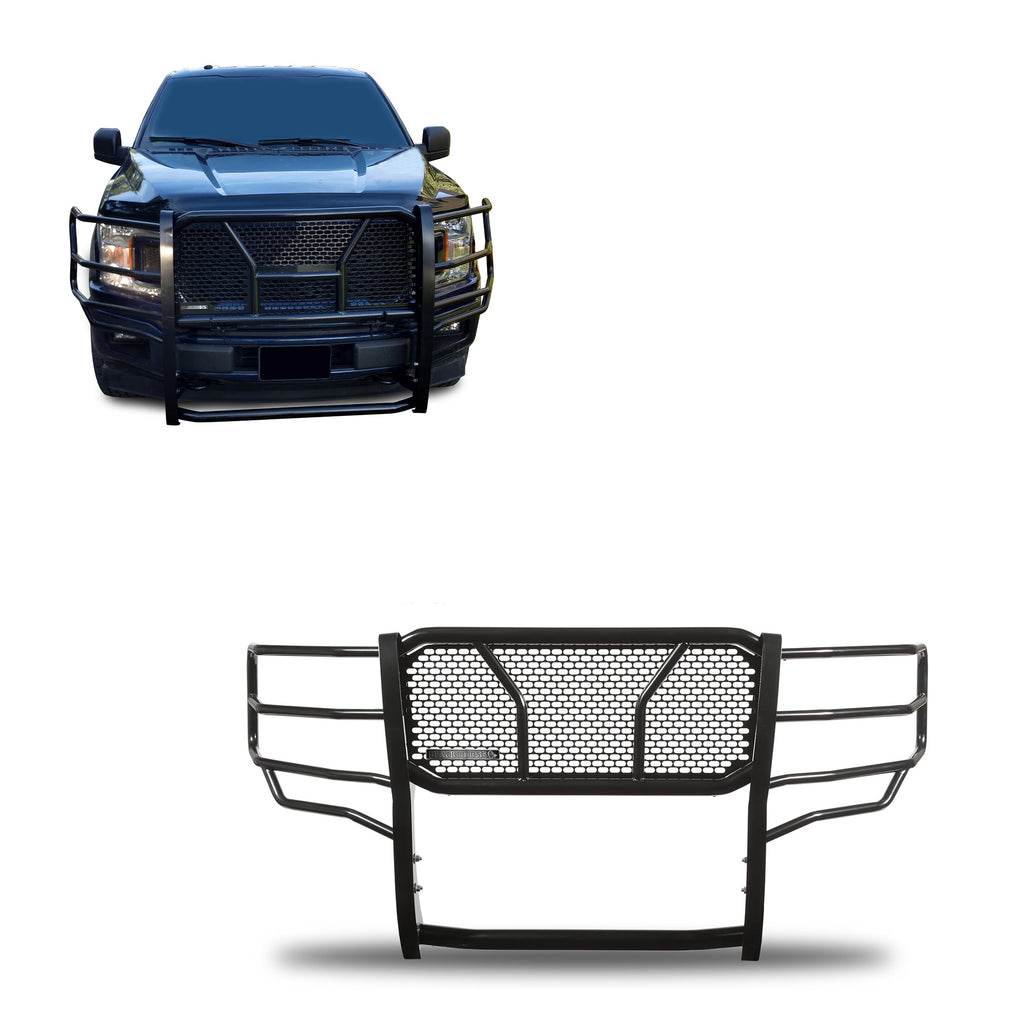 Black Horse Off Road RU-FOF115-B Rugged Heavy Duty Grille Guard for Select Ford F-150
