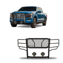 Load image into Gallery viewer, Black Horse Off Road RU-FOF116-B-PLB Rugged Heavy Duty Grille Guard Kit for Select Ford F-150