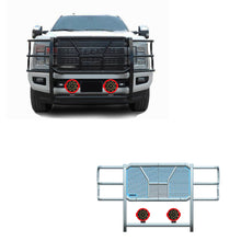 Load image into Gallery viewer, Black Horse Off Road RU-FOF217-B-PLR Rugged Heavy Duty Grille Guard Kit for Select Ford F-250 Super Duty, Ford F-350 Super Duty, Ford F-450 Super Duty, Ford F-550 Super Duty