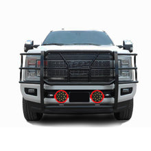 Load image into Gallery viewer, Black Horse Off Road RU-FOF217-B-PLR Rugged Heavy Duty Grille Guard Kit for Select Ford F-250 Super Duty, Ford F-350 Super Duty, Ford F-450 Super Duty, Ford F-550 Super Duty