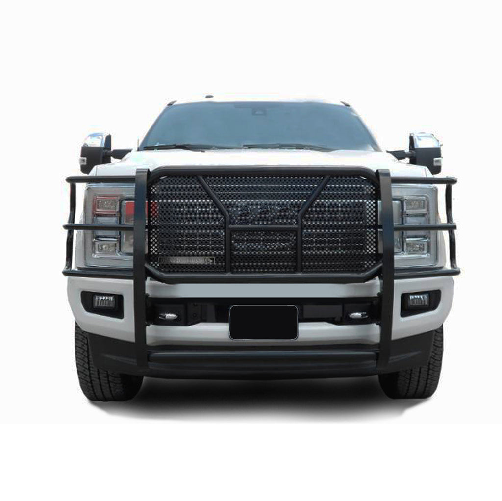 Black Horse Off Road RU-FOF217-B Rugged Heavy Duty Grille Guard for Select Ford F-250 Super Duty, Ford F-350 Super Duty, Ford F-450 Super Duty, Ford F-550 Super Duty