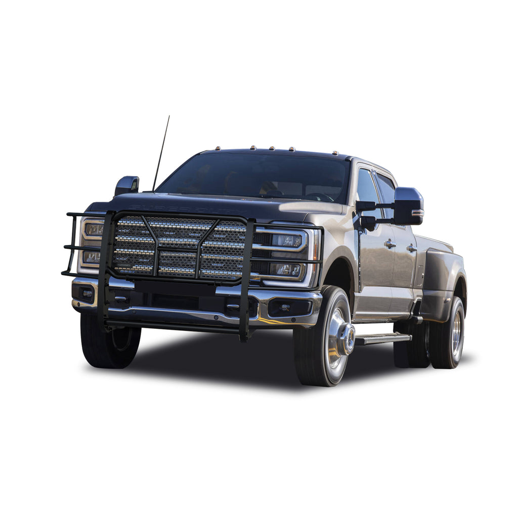 Black Horse Off Road RU-FOF218-B Rugged Heavy Duty Grille Guard for Select Ford F-250 Super Duty, Ford F-350 Super Duty, Ford F-450 Super Duty, Ford F-550 Super Duty