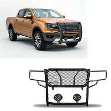 Load image into Gallery viewer, Black Horse Off Road RU-FORA19-B-PLB Rugged Heavy Duty Grille Guard Kit for Select Ford Ranger