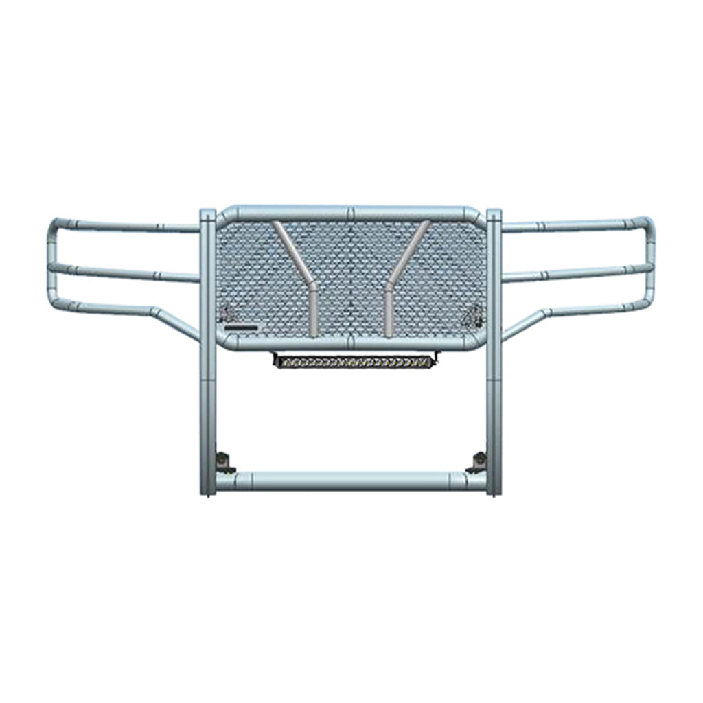 Black Horse Off Road RU-GMSI15-B-K2 Rugged Heavy Duty Grille Guard Kit for Select GMC Sierra HD, GMC Sierra HD