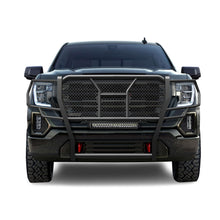 Load image into Gallery viewer, Black Horse Off Road RU-GMSI19-B-K2 Rugged Heavy Duty Grille Guard Kit for Select GMC Sierra