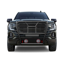 Load image into Gallery viewer, Black Horse Off Road RU-GMSI19-B-PLFR Rugged Heavy Duty Grille Guard Kit for Select GMC Sierra
