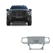 Load image into Gallery viewer, Black Horse Off Road RU-GMSI19-B Rugged Heavy Duty Grille Guard for Select GMC Sierra