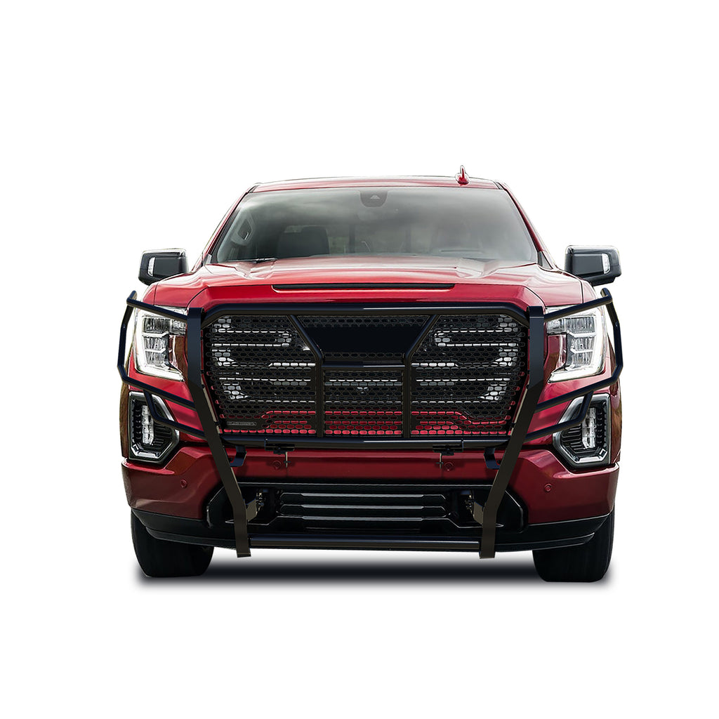Black Horse Off Road RU-GMSI19-B Rugged Heavy Duty Grille Guard for Select GMC Sierra
