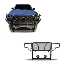 Load image into Gallery viewer, Black Horse Off Road RU-TOTA16-B-PLFB Rugged Heavy Duty Grille Guard Kit for Select Toyota Tacoma