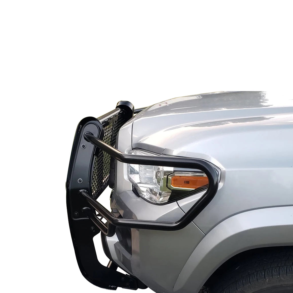 Black Horse Off Road RU-TOTA16-B Rugged Heavy Duty Grille Guard for Select Toyota Tacoma