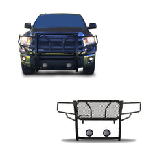 Load image into Gallery viewer, Black Horse Off Road RU-TOTU07-B-PLFB Rugged Heavy Duty Grille Guard Kit for Select Toyota Sequoia, Toyota Tundra