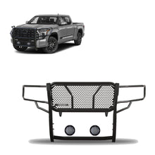 Load image into Gallery viewer, Black Horse Off Road RU-TOTU22-B-PLFB Rugged Heavy Duty Grille Guard Kit for Select Toyota Tundra