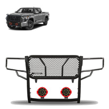 Load image into Gallery viewer, Black Horse Off Road RU-TOTU22-B-PLR Rugged Heavy Duty Grille Guard Kit for Select Toyota Tundra