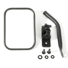 Load image into Gallery viewer, RUGGED RIDGE 11025.14 Quick Release Mirror Tex tured Black Rectangular