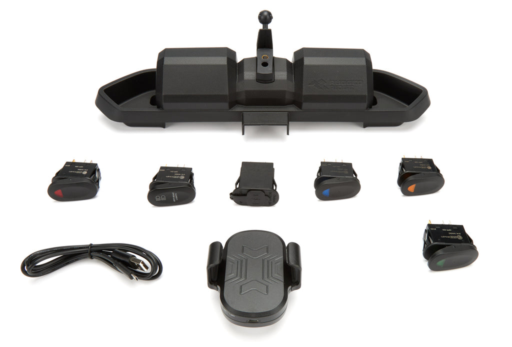 RUGGED RIDGE 13551.29 18- Jeep Wrangle JL Dash Mount Pod w/Switches
