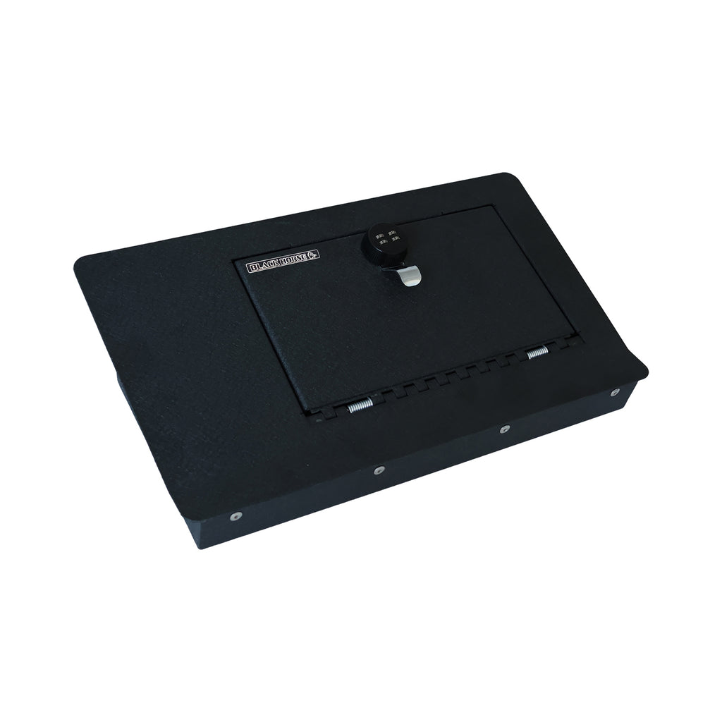 Black Horse Off Road RUSFB01 Rear Under Seat Console Safe for Select Ford Bronco Sport