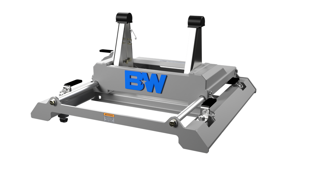 B&W Trailer Hitches RVB3770 Companion Slider 5th Wheel Hitch Base For 2016-2019 GM Puck System for Select Chevrolet Silverado HD, Chevrolet Silverado HD, GMC Sierra HD, GMC Sierra HD
