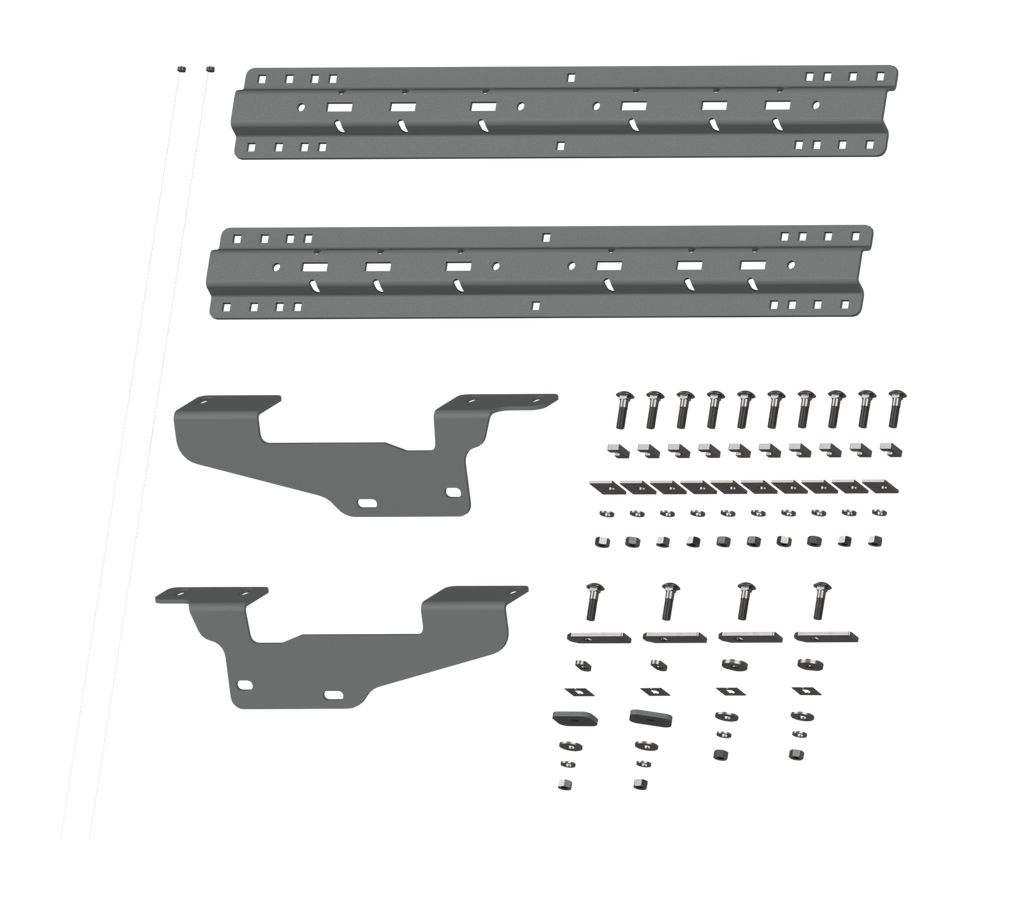B&W Trailer Hitches RVK2405 Custom Installation Kit For Universal Mounting Rails For Some Ford Trucks - Truck Part Superstore