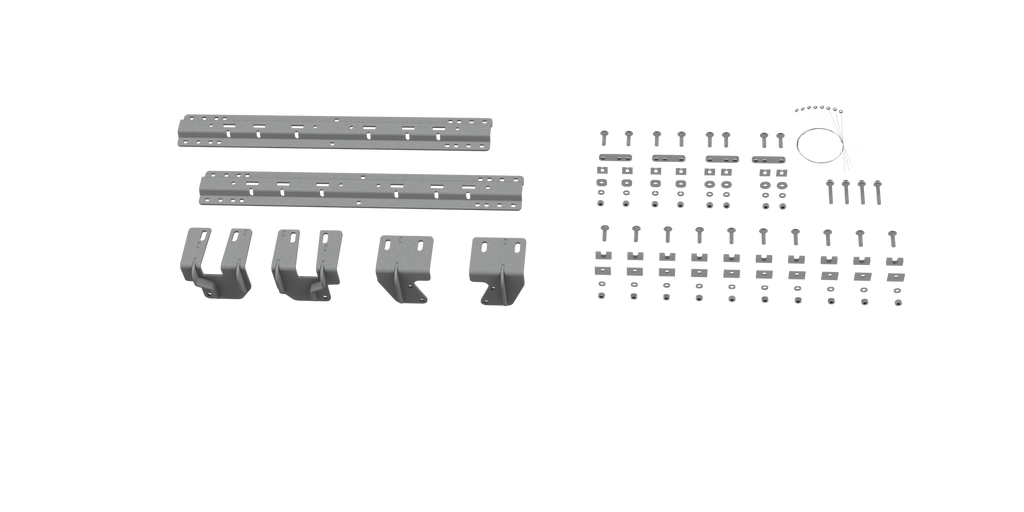 B&W Trailer Hitches RVK2505 Custom Installation Kit For Universal Mounting Rails For Some GM Trucks - Truck Part Superstore