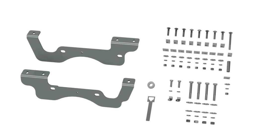 B&W Trailer Hitches RVK2402 Custom Installation Kit For Universal Mounting Rails For Some Ford Trucks - Truck Part Superstore