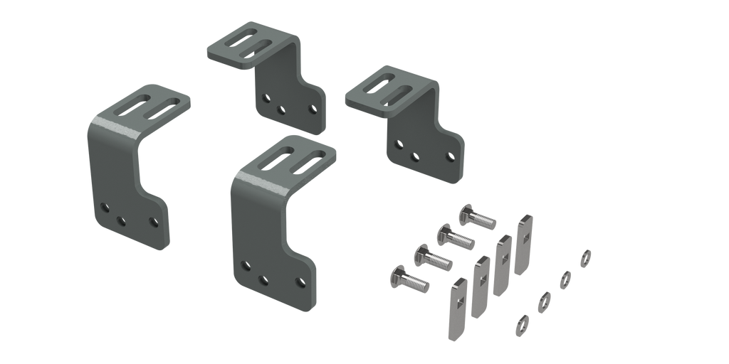 B&W Trailer Hitches RVR3201 Custom Installation Kit For Universal Mounting Rails For Some Ford F150 Trucks - Truck Part Superstore