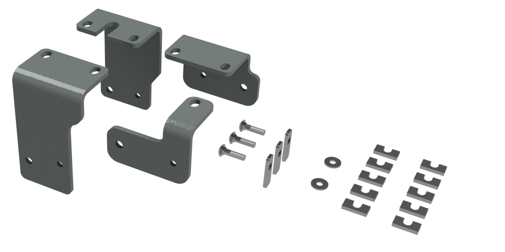 B&W Trailer Hitches RVR3203 Custom Installation Kit For Universal Mounting Rails For Some Nissan  Trucks - Truck Part Superstore