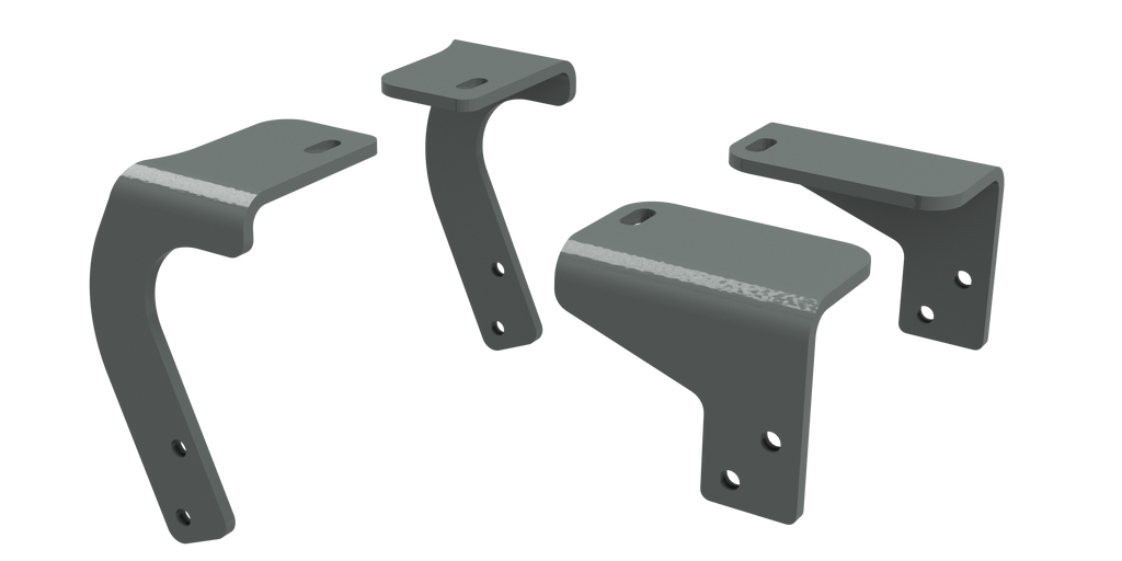 B&W Trailer Hitches RVR3205 Custom Installation Kit For Universal Mounting Rails For Some RAM Trucks - Truck Part Superstore