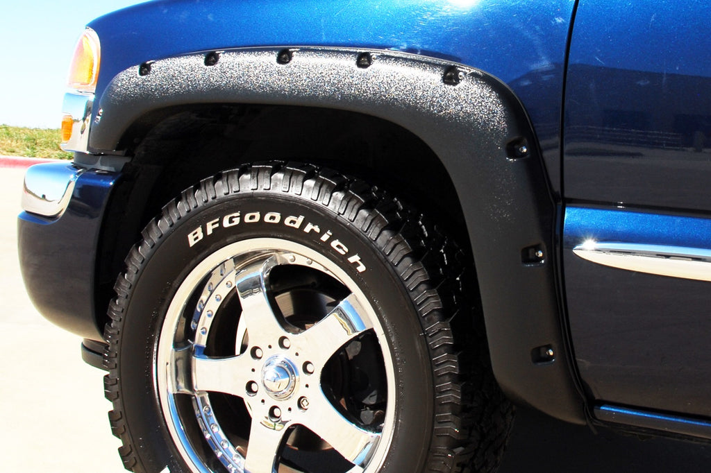 Lund RX140T Rivet Style Fender Flare Set for Select Chevrolet Silverado 1500, Chevrolet Silverado LTD