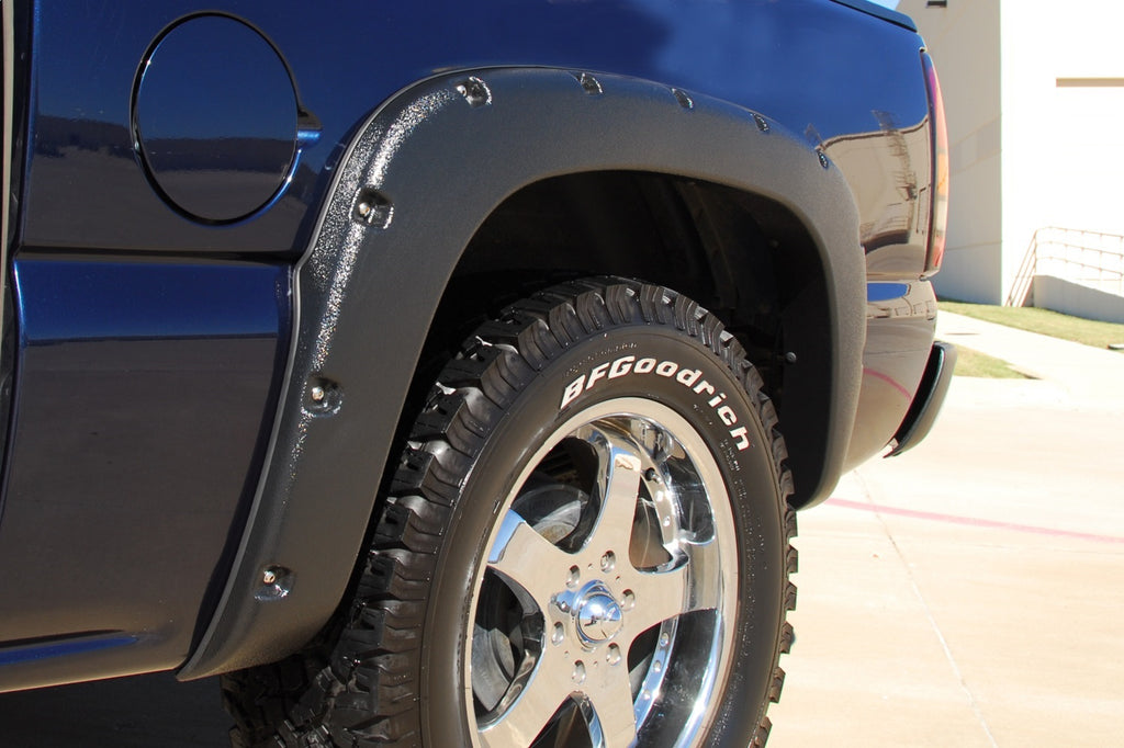 Lund RX140T Rivet Style Fender Flare Set for Select Chevrolet Silverado 1500, Chevrolet Silverado LTD