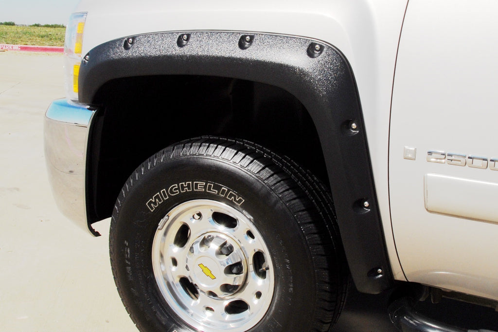 Lund RX106SA Rivet Style Fender Flare Set for Select Chevrolet Silverado 1500, Chevrolet Silverado HD, Chevrolet Silverado HD