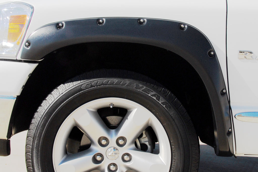 Lund RX203S Rivet Style Fender Flare Set for Select Dodge Ram 1500, Dodge Ram 2500, Dodge Ram