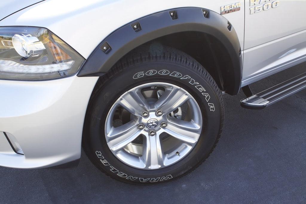 Lund RX203T Rivet Style Fender Flare Set for Select Dodge Ram 1500, Dodge Ram 2500, Dodge Ram