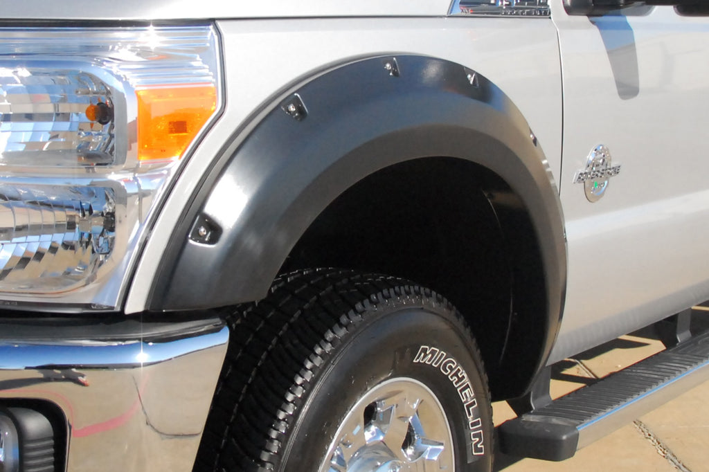 Lund RX314T Rivet Style Fender Flare Set for Select Ford F-250 Super Duty, Ford F-350 Super Duty