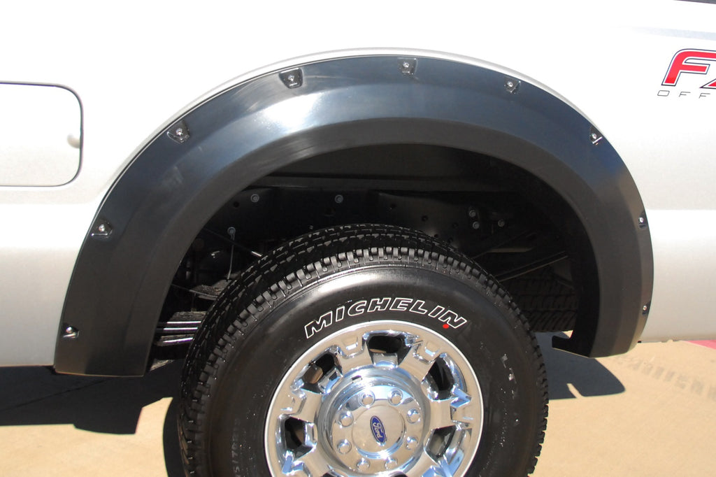Lund RX314TB Rivet Style Fender Flare Set for Select Ford F-250 Super Duty, Ford F-350 Super Duty