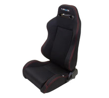Load image into Gallery viewer, NRG INNOVATION RSC-200L/R Seat Type-R  Reclinable Black Cloth w/Red Stitch