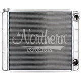 Northern Radiator 204118 Race Pro Radiator - 24 x 19 GM Double Pass With Threaded Inlet Connection
