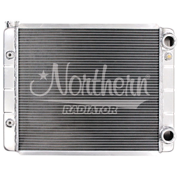 Race-Pro-Radiator---26-X-19-Double-Pass-Ls-Conversion-With-Threaded-Connections